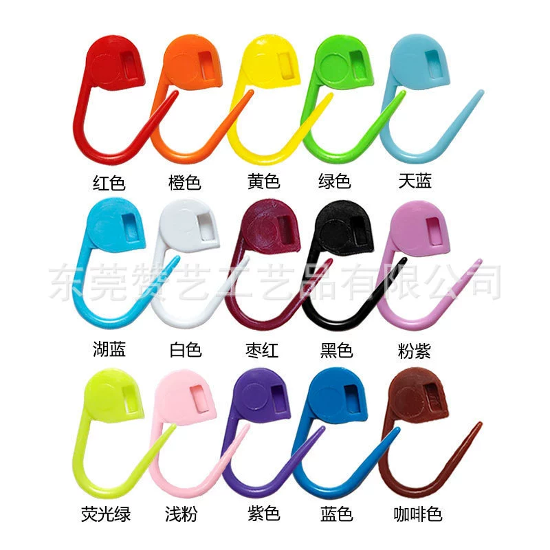 Diy knitting tools\plastic small buckles knitting handmade diy marking buckles woolen sweater knitting tools