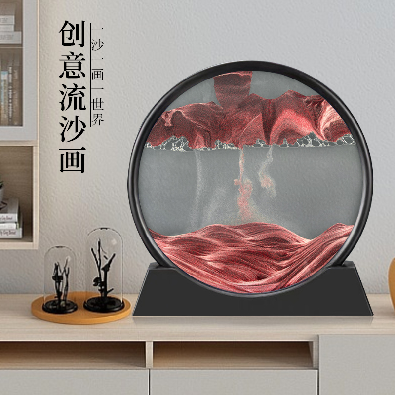 Quicksand pintura decoración 3D tridimensional reloj de arena Arte Creativo dinámico descompresión salón Oficina escritorio decoración regalo