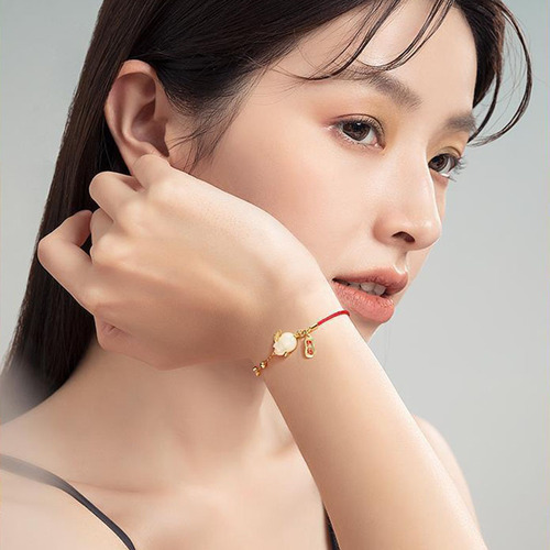 Chinese style new style Nafu Jade Rabbit Bracelet, fresh literary and fashionable rabbit bracelet, birthday gift for girlfriend and best friend