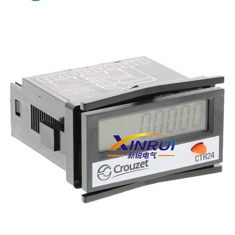小时计数器8位260V电源全新正品CROUZET高诺斯87622162