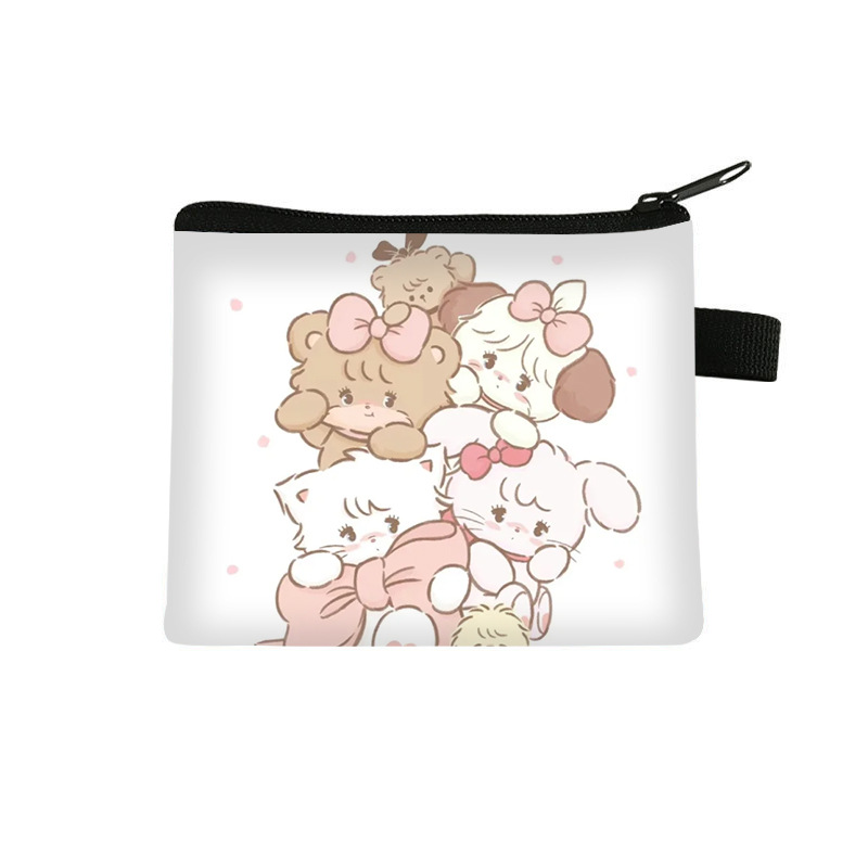 国境を越えたmikkoブランドの小銭入れ、子供用ショートミニバッグ、キュートな小型バッグ、学生向け大容量収納キーバッグ、卸売