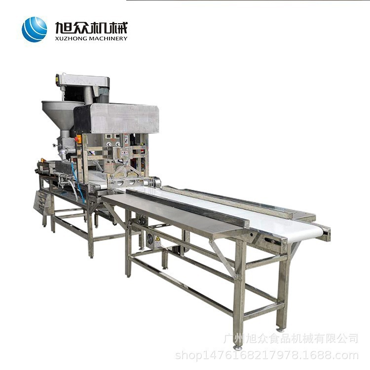 Máquina de rollo de piel corrugada comercial multifuncional máquina de rollo de piel de frijol imitación de carne hecha a mano máquina de rollo de pescado de cachorro de lima sabores máquina de formación de rollo de papata