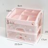 Large -capacity storage box drawer -type desktop makeup box cosmetics desk to arrange boxes standing rack student desk