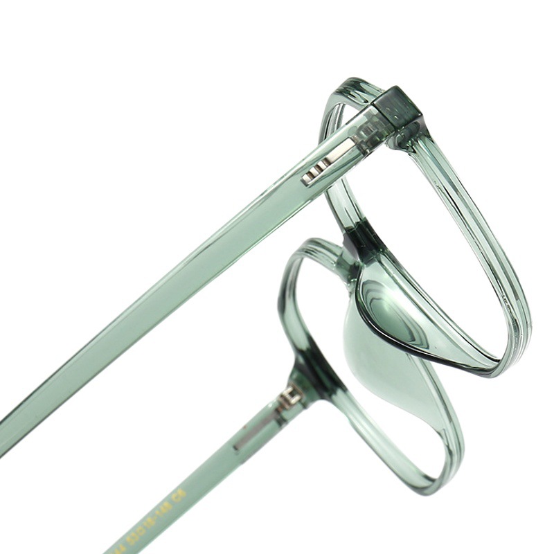 STUDIOMUKU madera fresco gafas polígono marco gafas marco decorativo liso gafas transparente marco gafas