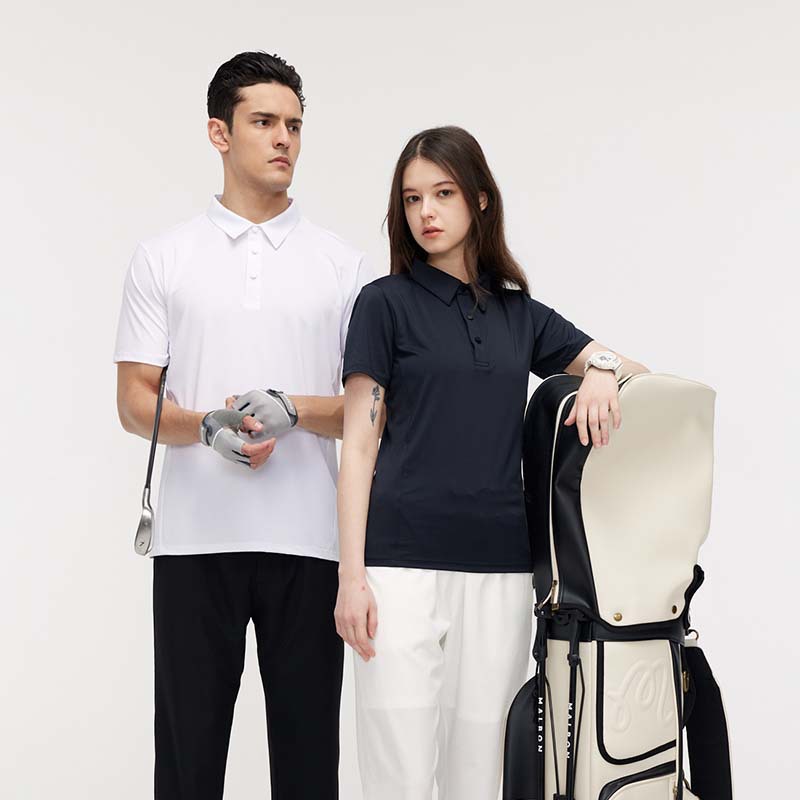 Verano hombres y mujeres golf tenis club grupo ropa de secado rápido ropa casual de negocios polo en stock impreso LOGOTIPO