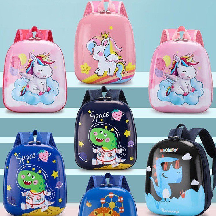 New Children's School Bag Cartoon Animal Eggshell Bag Dinosaur Travel Accessories Bag Kindergarten Baby Backpack Wholesale