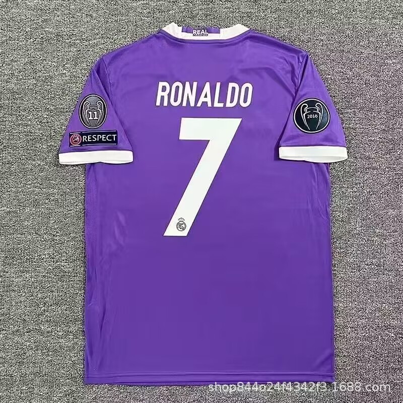 レアル・マドリード レトロジャージコレクション 半袖ファンバージョン 長袖 ロナウド・ロモス・クロス サッカーユニフォーム 工場直販|undefined