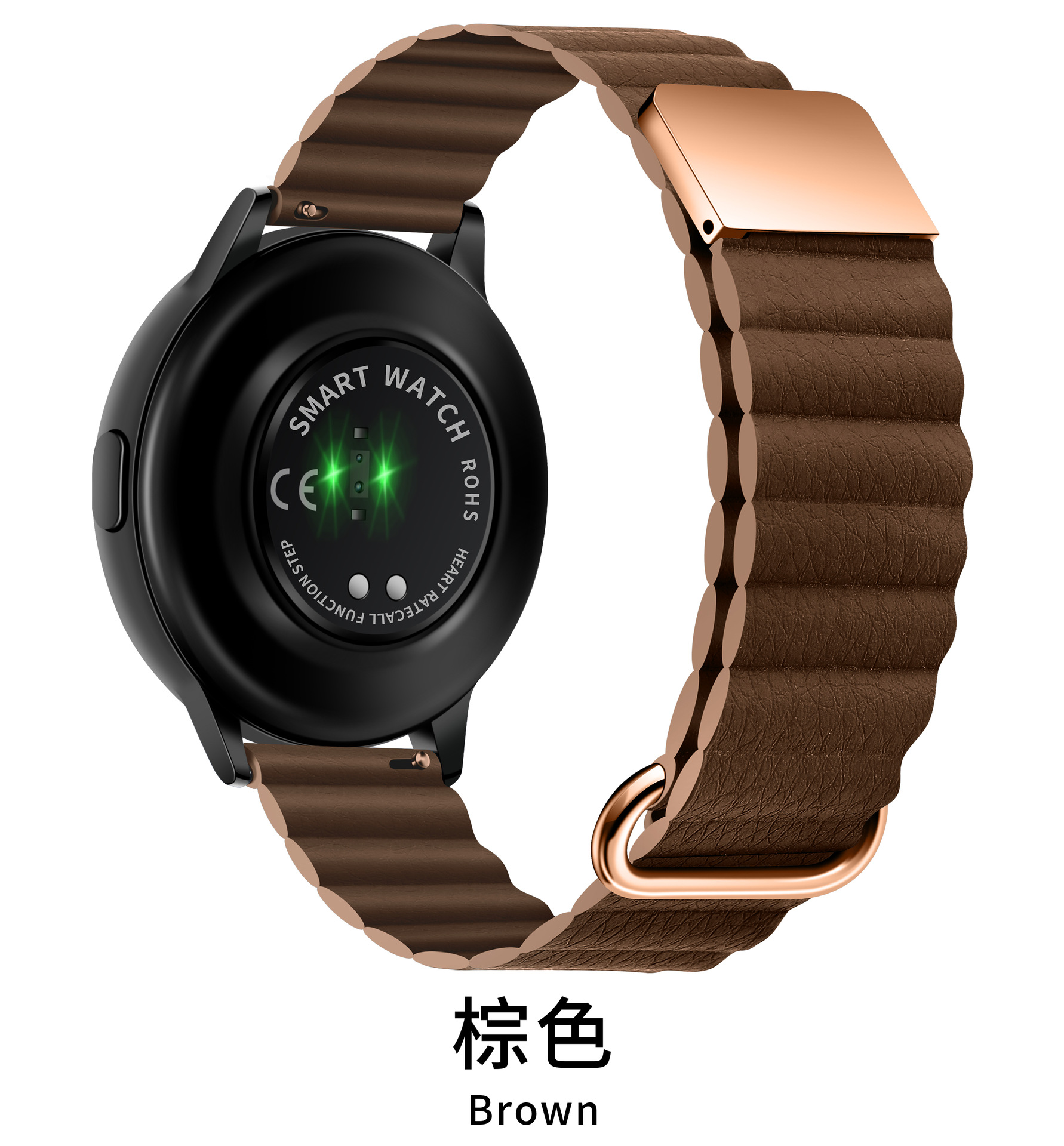 サムスン腕時計Galaxy watch67本革マグネットバックバンド小米華為腕時計バンド22mmを適用