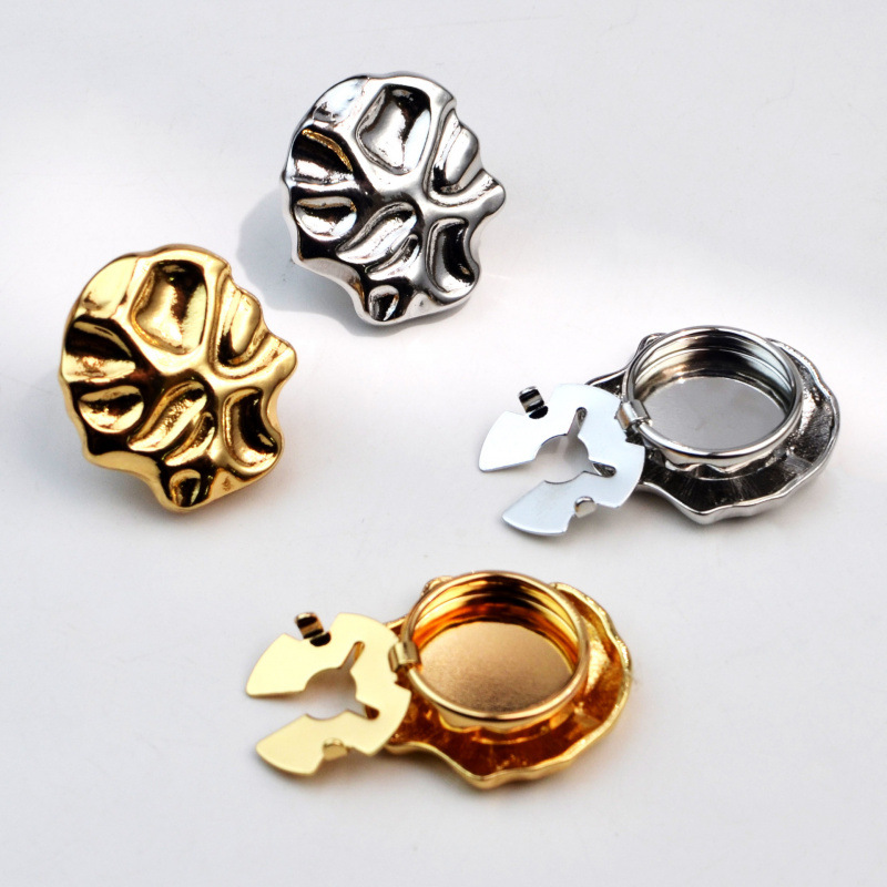 Amazon botón cubierta de camisa de moda metal diamante de forma especial buckle tortuga buckle buckle clip image 1