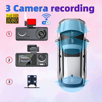Night Vision Front, Interior, and | Driving recorder