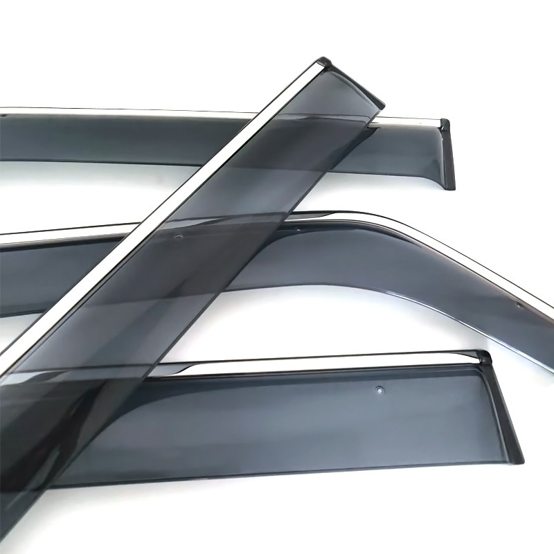 For Mitsubishi Pajero V31 V32 V33 Rain Eyebrow Leopard Cavalry Widened Thickened Window Visor