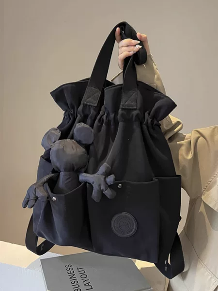 Fashionable Lightweight Backpack for Women 2026 New Model Large Capacity Short Trip Travel Bag Versatile Tote Bag for College Students Single Shoulder Bag