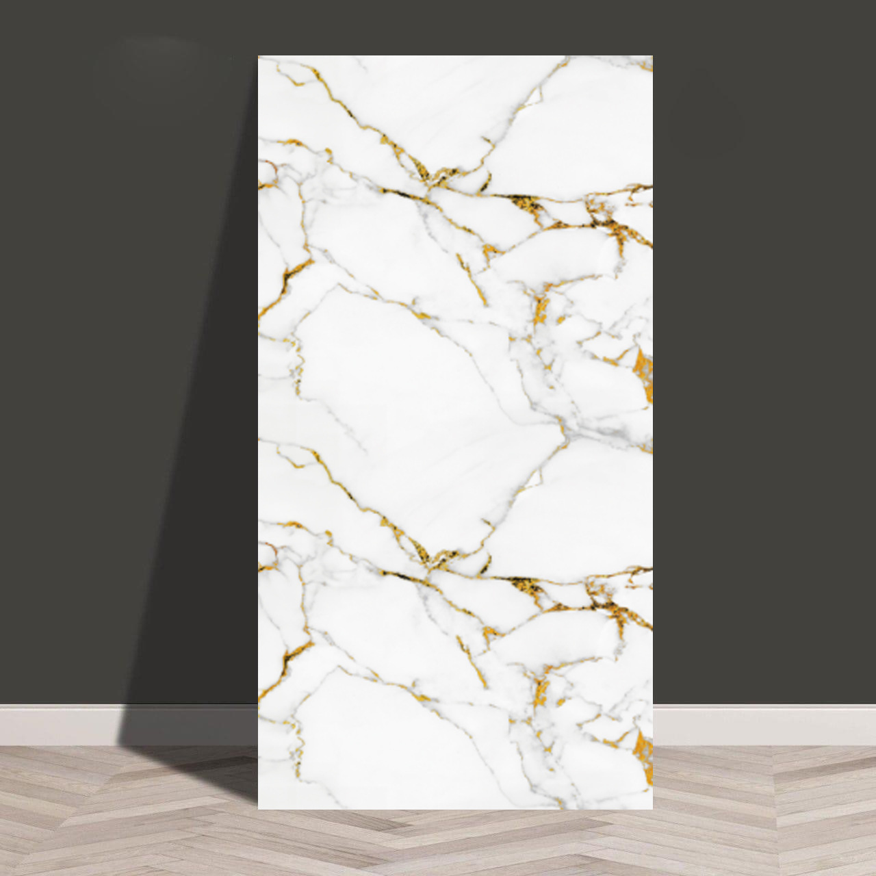 Baldosas de mármol transfronterizas autoadhesantes pegatinas de pared decorativas cocina gruesa baño renovación impermeable a prueba de aceite