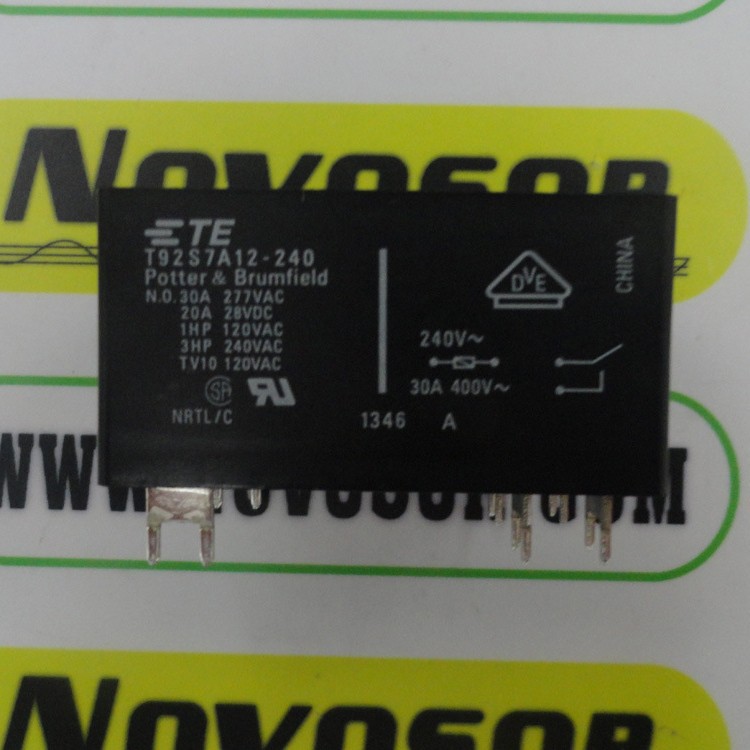 Potter & Brumfield继电器T92S7A12-240库存现货