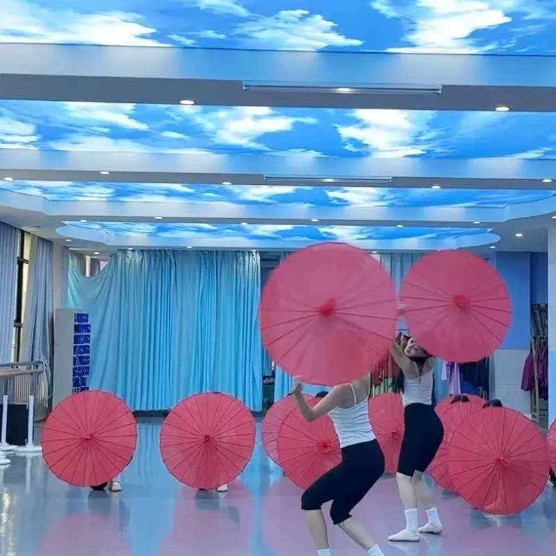 古装油纸伞绸布雨伞古典伞舞蹈伞演出道具装饰吊顶伞绘画伞定制