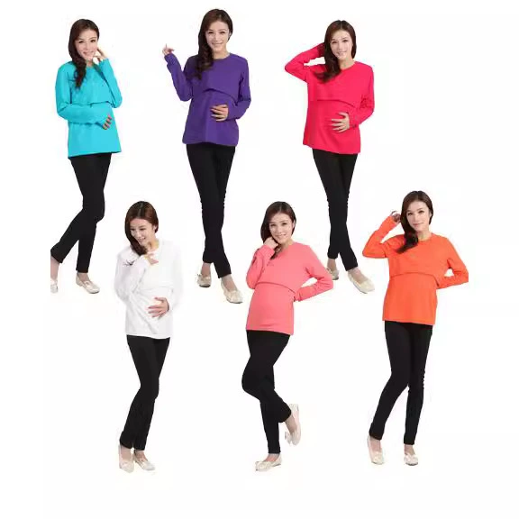 Оптовая продажа AliExpress Amazon Express Одежда для беременных Женщин Домашняя одежда Одежда для кормления больших размеров