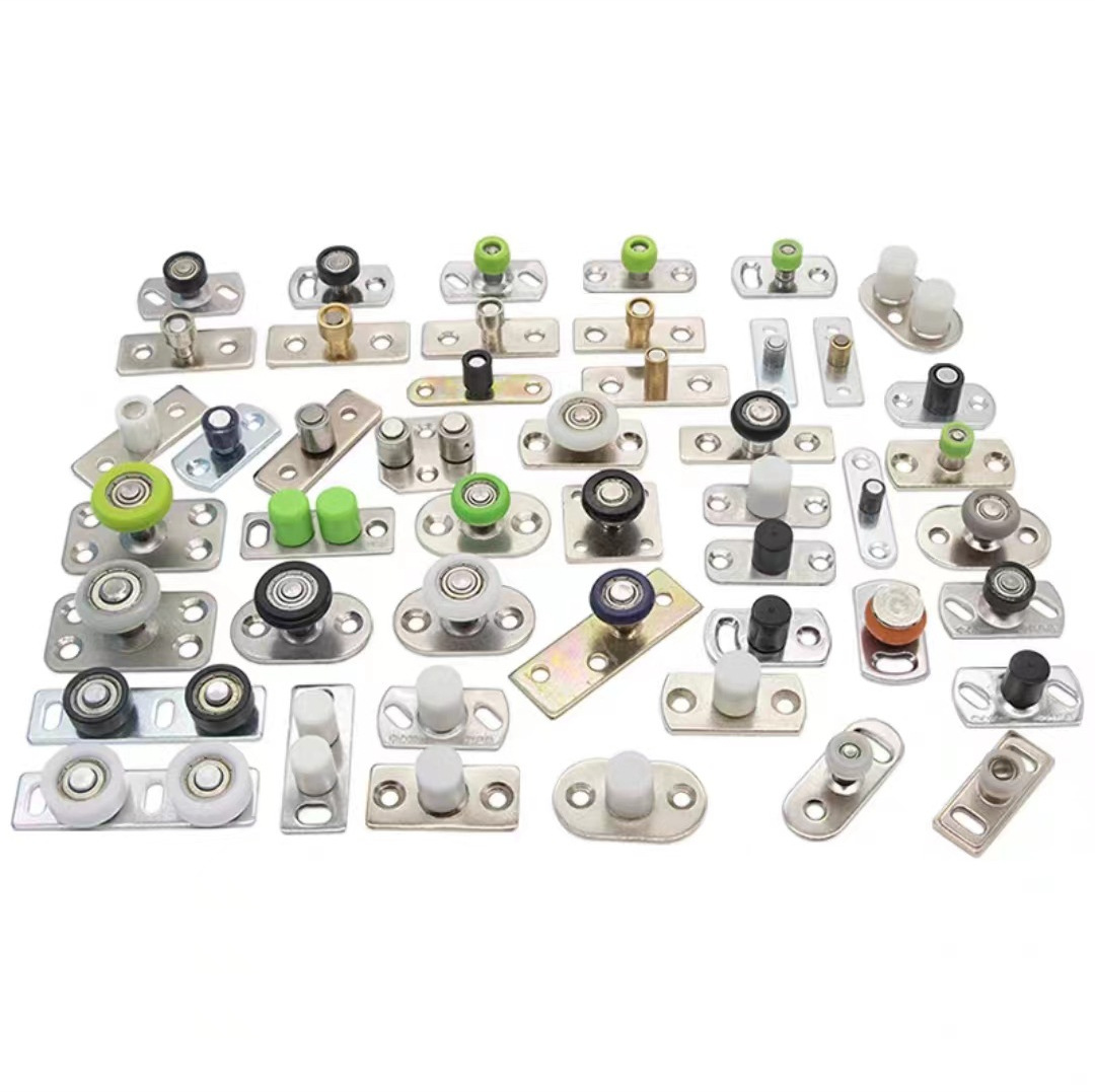 木门移门定位轮 限位器 止摆器尼龙轴承静音滑轮定位器顺滑