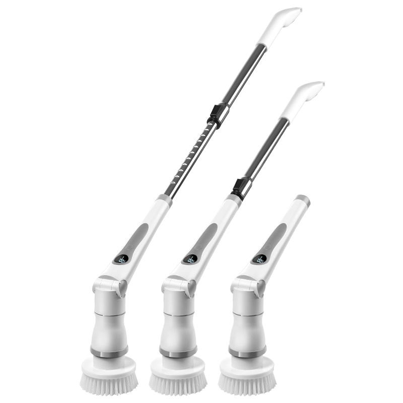 Cepillo de limpieza eléctrico multifuncional para cocina doméstica cepillo de vidrio retráctil de carga de mano poderoso artefacto de limpieza