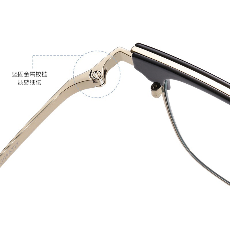 ST6206 moda caja de gafas anti-Luz Azul gafas de titanio puro Nuevo Marco hombres y mujeres pueden ser equipados con gafas lisas de miopía