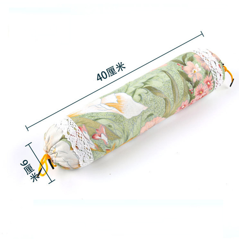Almohada Cervical de Trigo Sarraceno y Artemisa de Algodón y Cáñamo, Asistencia al Sueño, para Cuello
