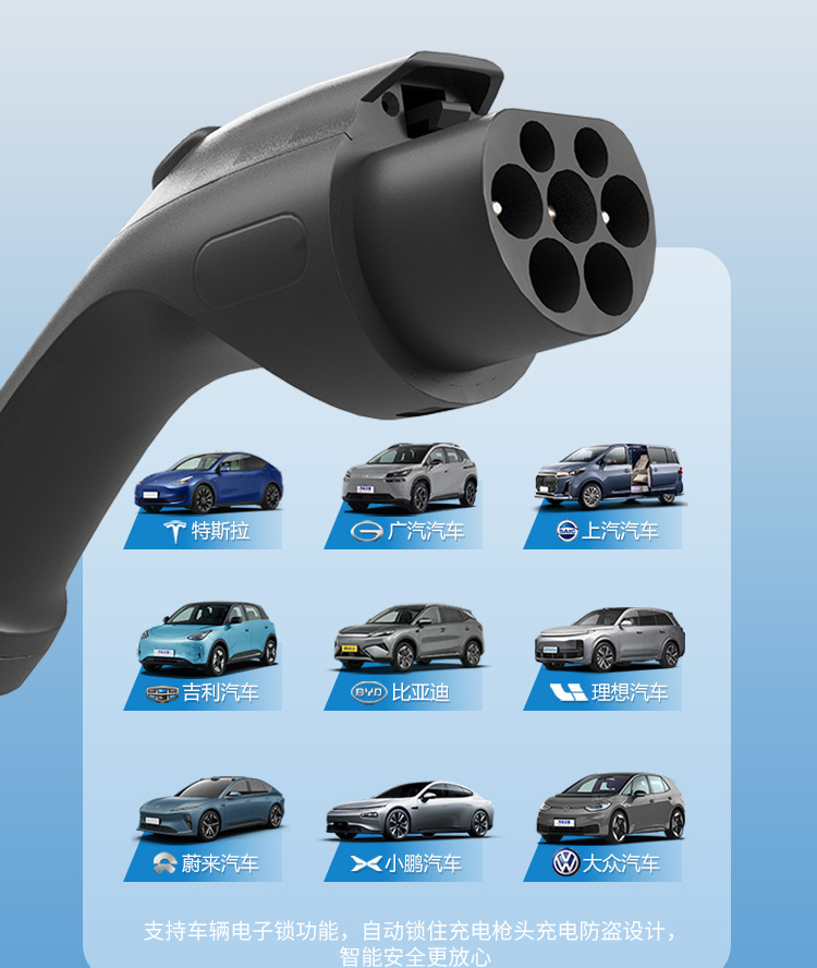 3.5/7Kw/11Kw New Energy Vehicle Charging Pile Ac Wall-Mounted/Column Commercial Smart Card Swiping and Scanning App