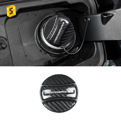 Tank cap Carbon Fiber Fuel Tank Cover - black-water-label