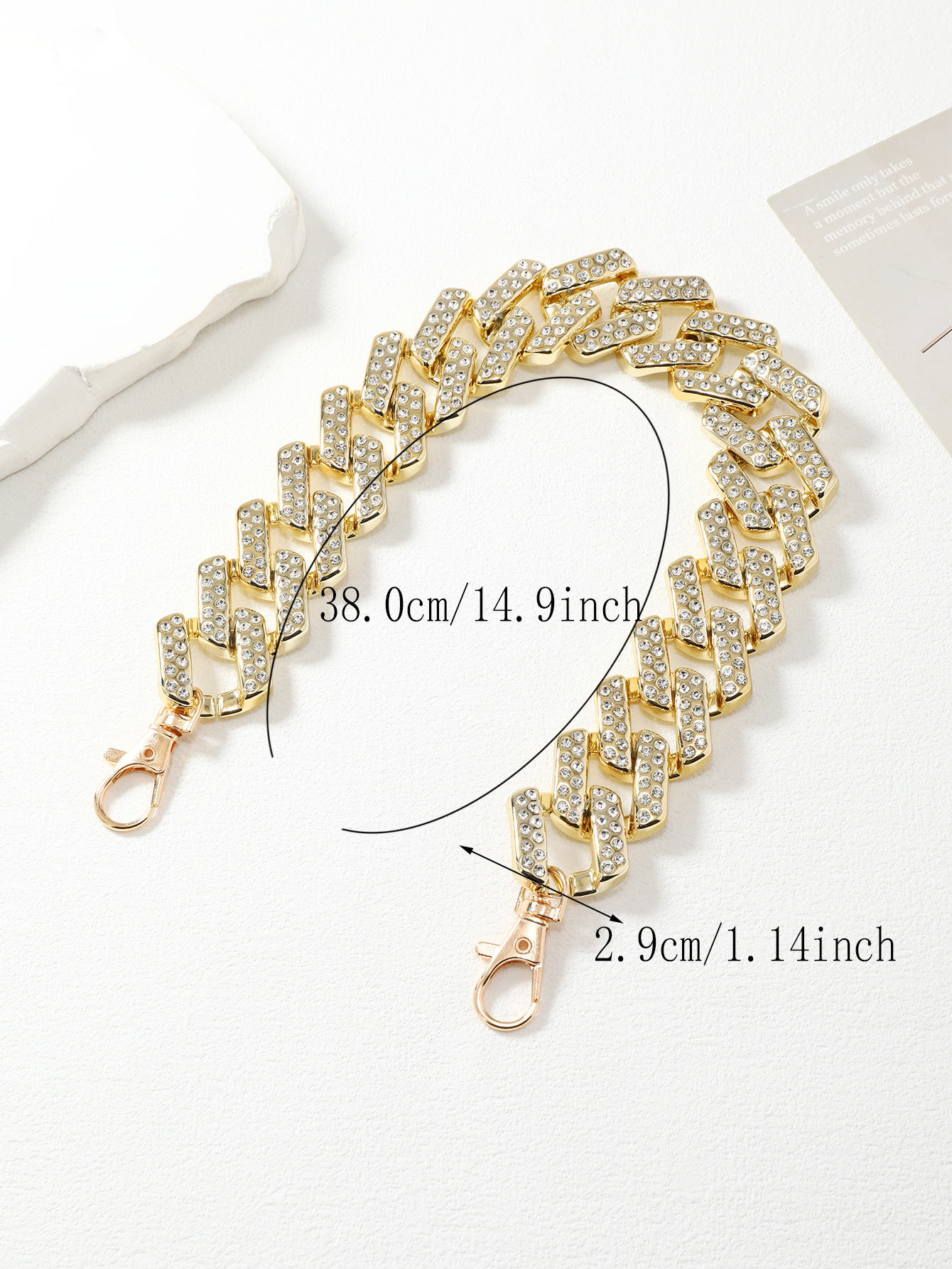 Pulseras de diamantes completos UV DIY accesorios de joyería cadena de diamantes bolsos de cadenas de teléfonos móviles cuerdas colgantes llaveros bolsos hechos a mano image 5