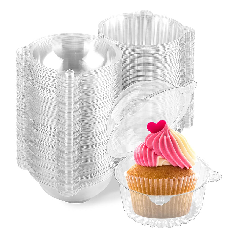 Cake box baking supply box plastic pet cat head dome cover transparent plastic cupcake stand