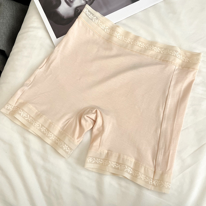 40s蘭精モーデール安全ズボン女性無痕防光氷糸夏3d立体中腰平角ズボン卸売り|undefined