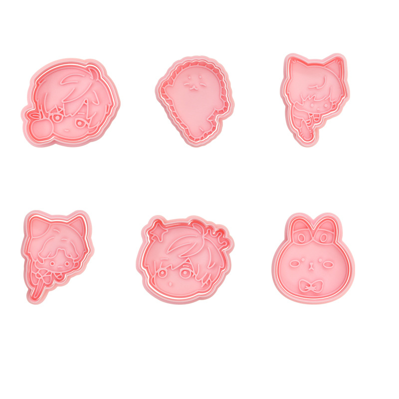 Nuevo juego de herramientas de modelo de impresión de galletas amor y fábrica de moldes de galletas de fondant de dibujos animados de espacio profundo al por mayor