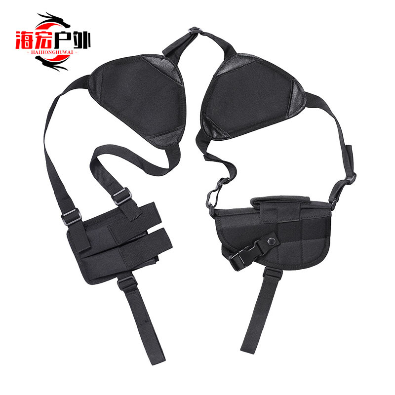 Cross-Border Popular Tactical Underarm Gun Holster Accessory Bag Outdoor Field Equipment Hidden Hanging Bag Magazine Pouch Camouflage