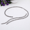 Fashionable bracelet stainless steel suitable for men and women, necklace, European style, internet celebrity