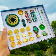 Ancient style creative fire paint seal set full set of tools handmade DIY gifts for middle school students Yizhi hands-on toys