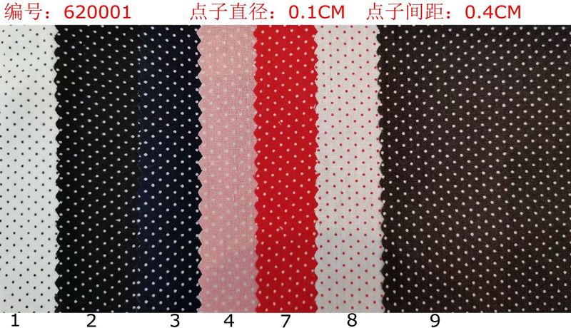 純綿プリント布の小さいアイデアの点の丸い点の子供服のシャツのワンピースの手作りのDIYの布地の現物は卸売りします。|undefined