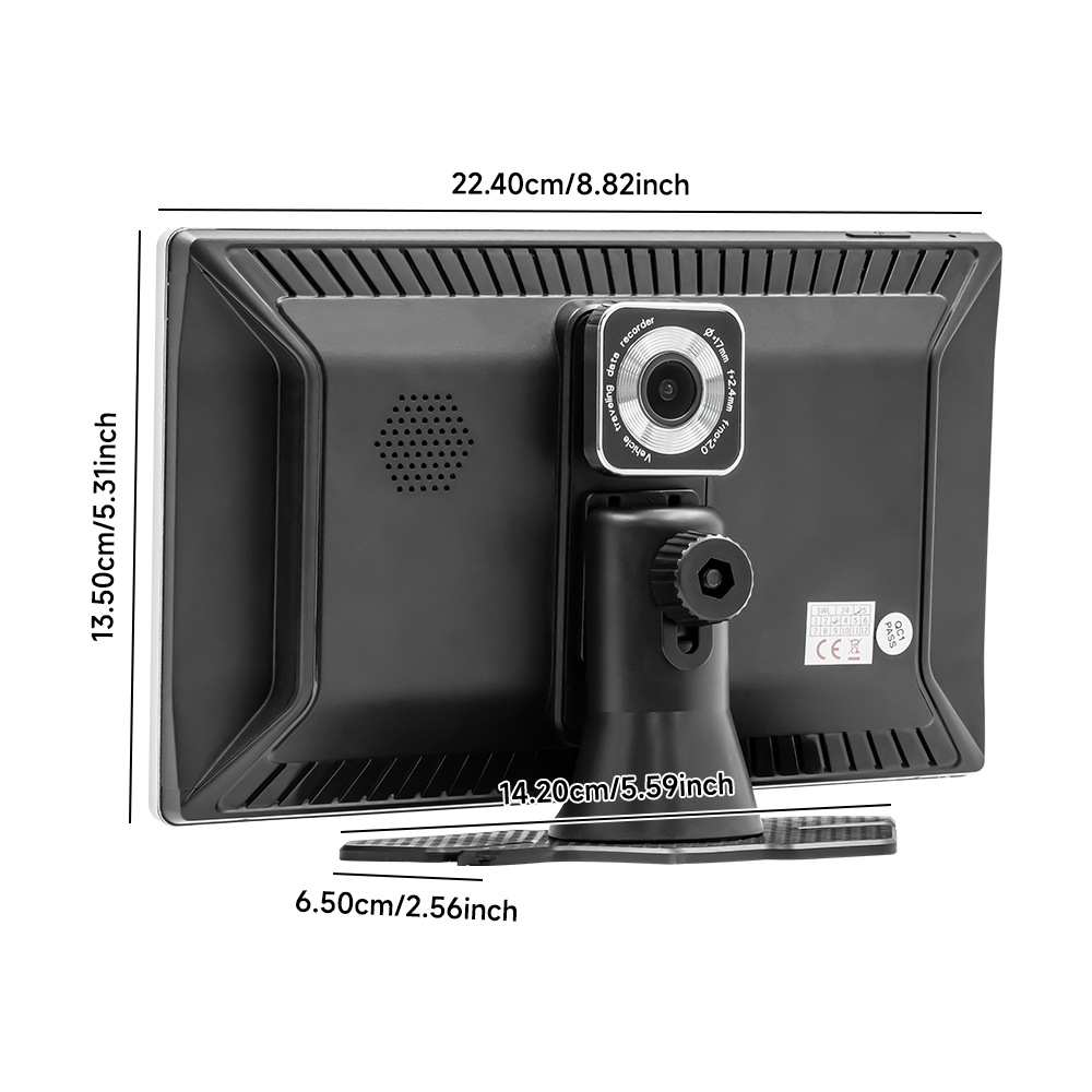 Transfronterizo 9 pulgadas portátil MP5 carplay teléfono móvil conectado al coche Bluetooth alta definición registrador de conducción