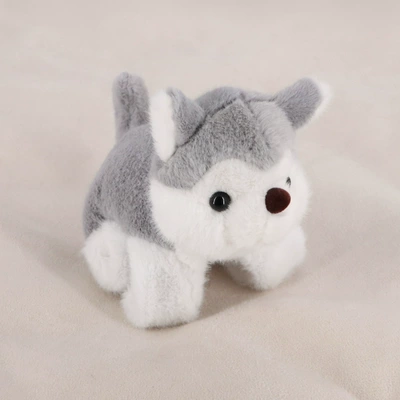 Car ornaments Decorations Pendant Doll Handle - gray-puppy-ball-set