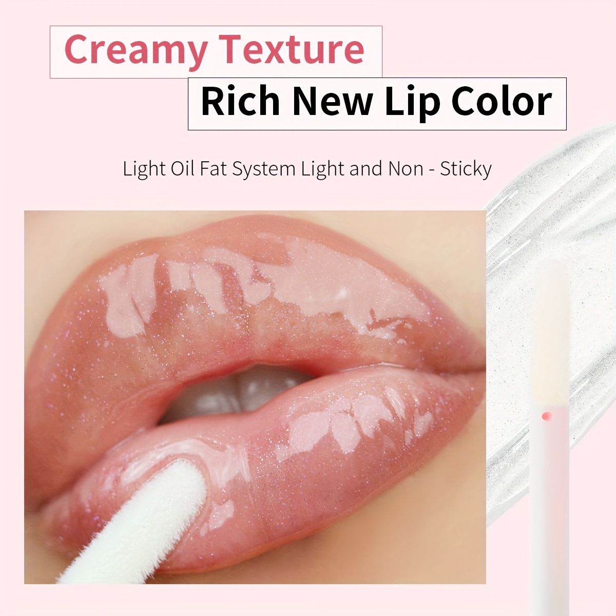 USHAS Comercio exterior europeo y americano Glaseado de labios hidratante transfronterizo Brillo de labios Hidratante Aceite de labios Nuevos productos Ilumina LG2589