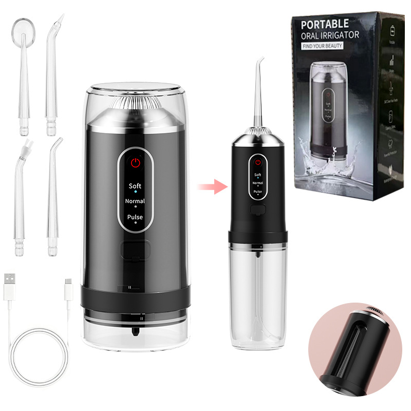 电动伸缩迷你冲牙器便携式家用牙水线牙齿折叠洗牙器便携式冲牙器