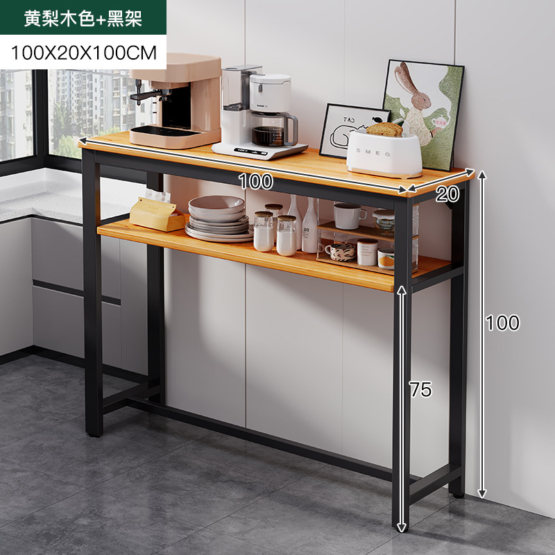 Estante de comedor Estante de artefacto de almacenamiento junto a la mesa de comedor Estante de sala de estar Estante de bocadillos contra la pared Estante de almacenamiento de artículos diversos