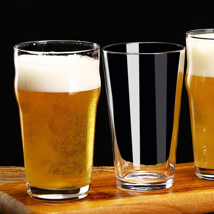 American Wide Mouth Pint Cup 16oz pint glass glass beer glass simple drink cup