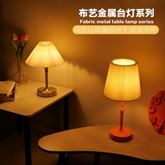 布芸電気スタンド充電タッチ小夜ライトusb充電小電気スタンドシンプルなベッドヘッドランプ雰囲気装飾電気スタンド