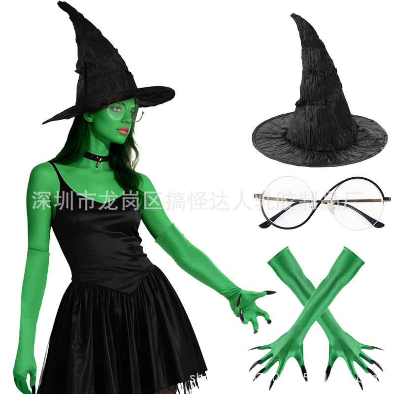 ハロウィン帽子クロスボーダーロリータ新しいプリーツ魔女帽子cos魔女帽子ホリデーパーティー仮装|undefined