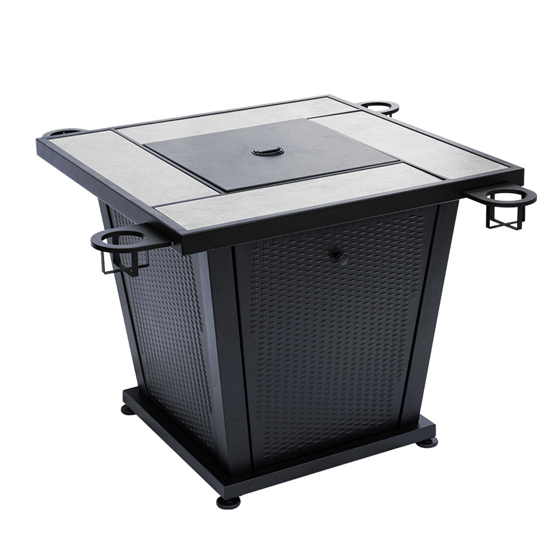 Jardín al aire libre patio horno de barbacoa de carbón leña tabla de barbacoa doméstica parrilla horno de carbón asado acero inoxidable BBQ