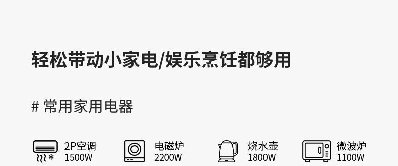 Silent variable-frequency generator 220v small household high-power gasoline generator for stalls, outdoor camping, portable
