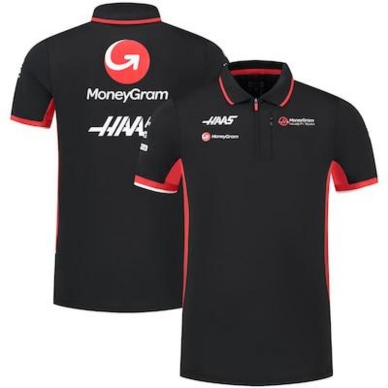 Other MoneyGram Haas F1 Team 2025 Shirt Team Logo Black Red