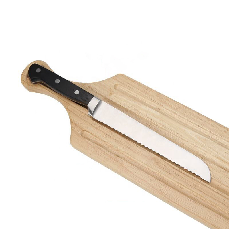 Tabla de cortar de madera hogar pan tostado rebanada tabla de cortar conveniente multifuncional Steak Pizza junta con mango