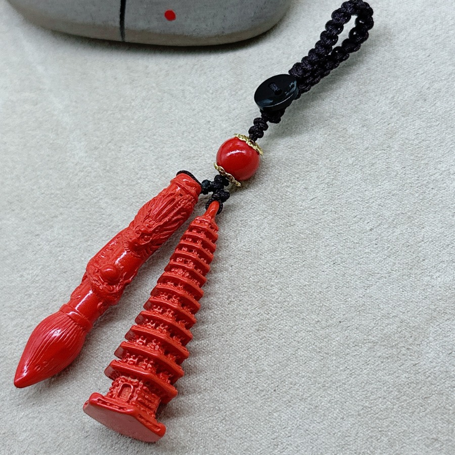 Emperor red sand purple gold sand gold ranking title writing brush key hanging mother Live supply