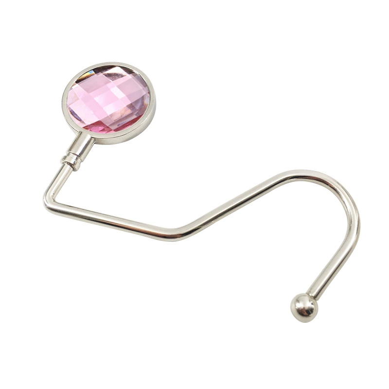 Акриловая Gem S-образная петля для чулок и подвеска для сумки, крючок у стола/на рюкзаке, без прилипаний, множественные цвета