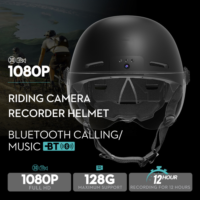 Motorcycle Helmet With Bluetooth Camera For Road Safety_voghion.com