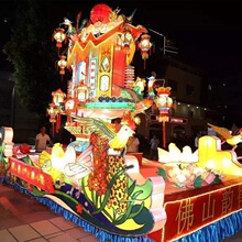 厂家制作节日巡游花车活动展览制作彩车花灯装饰彩车彩船工厂户外